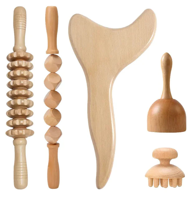 כלי עיסוי מעץ לגוף